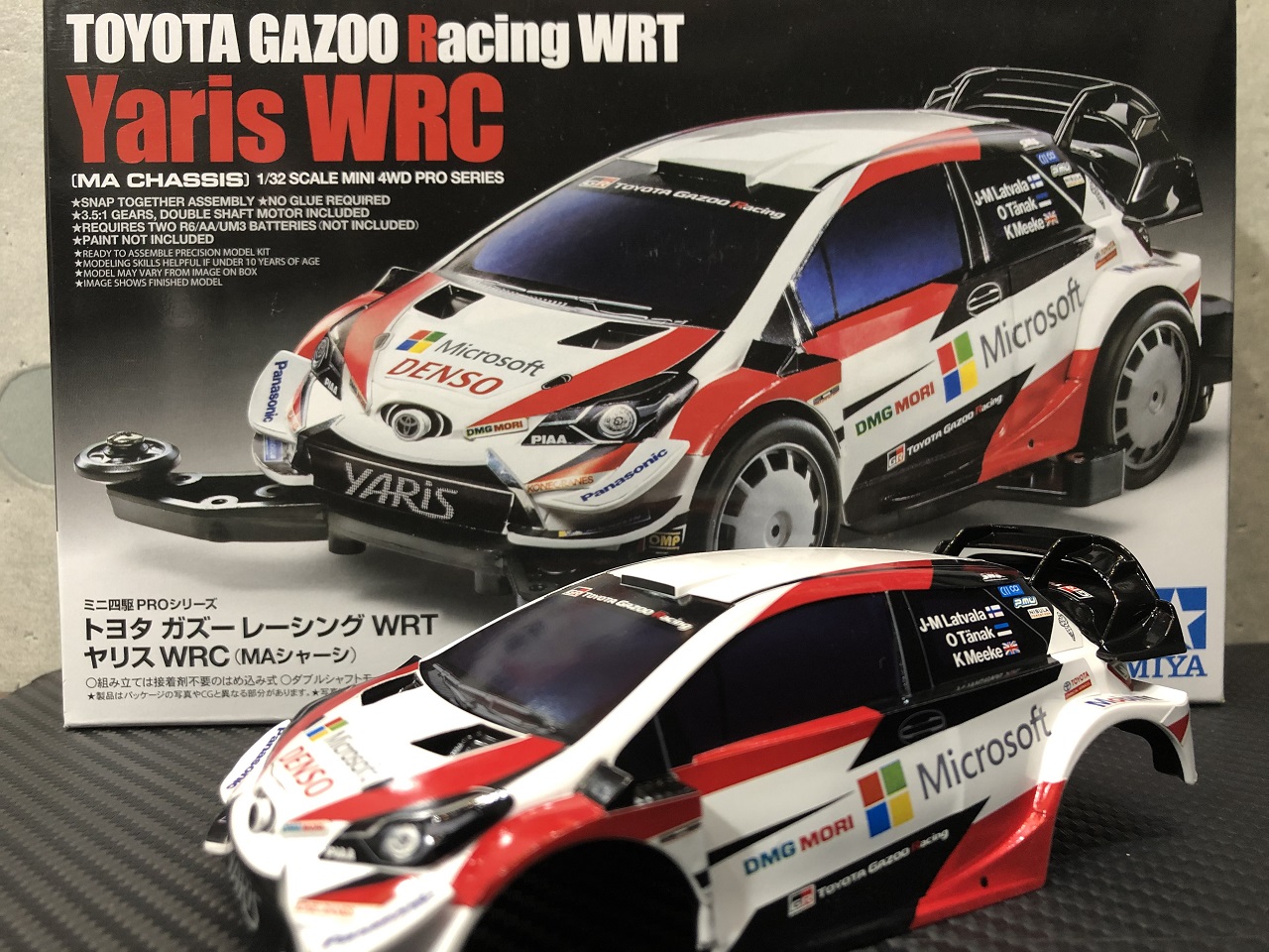 ミニ四駆】ヤリス WRCのボディ塗装をしてみた【制作レビュー】 | QUAD 